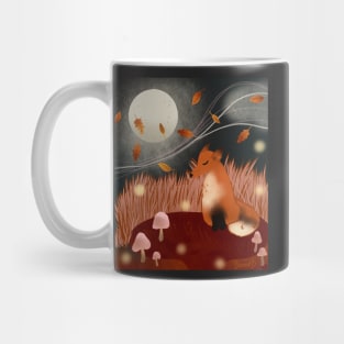 Full Moon Fox Mug